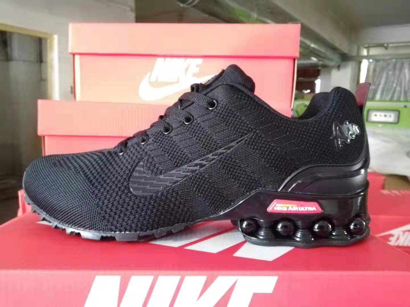 New Nike Air Ultra 2022 Black Running Shoes - Click Image to Close